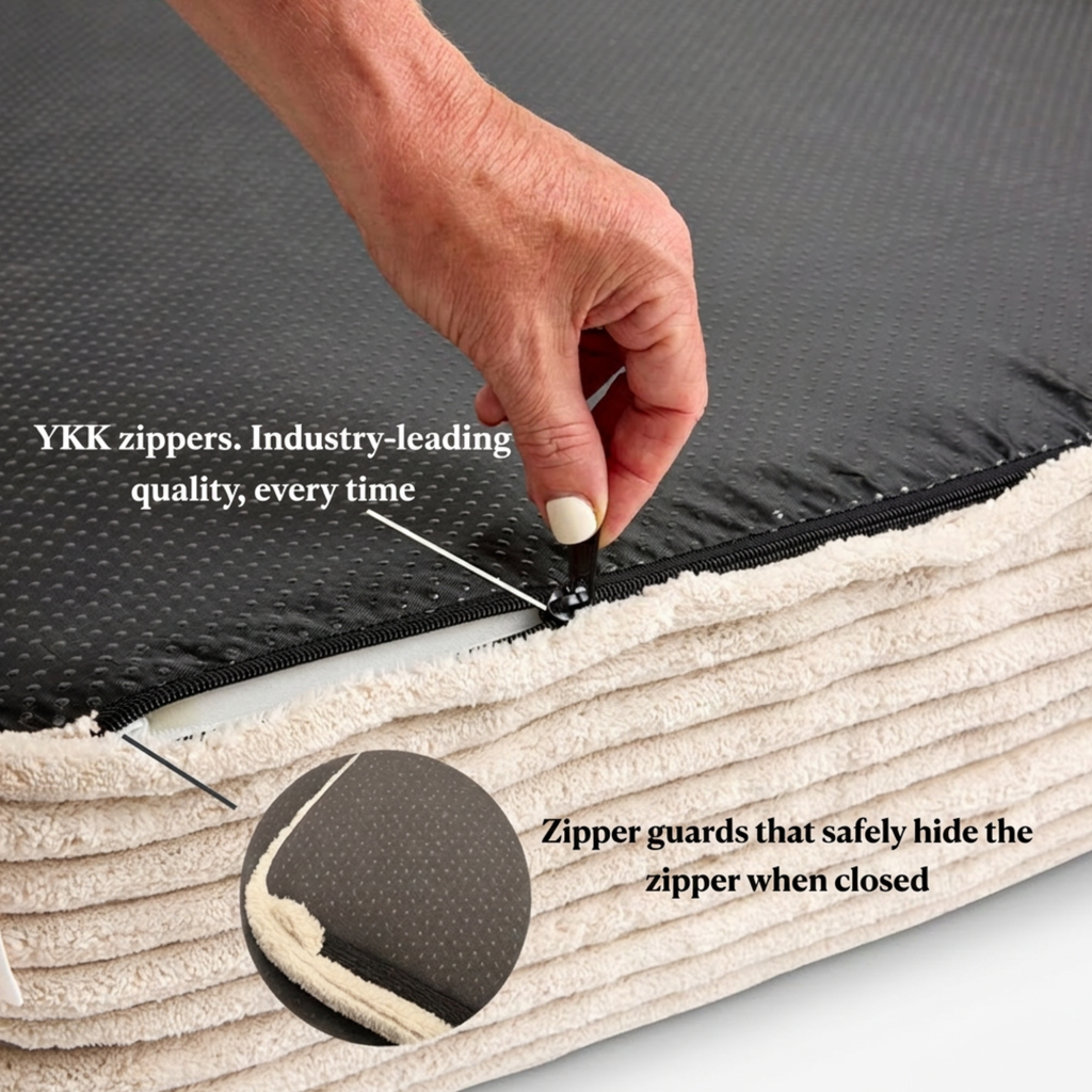 Finally, a bed that works as hard as your dog does.