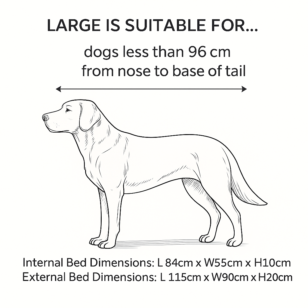 Finally, a bed that works as hard as your dog does.