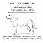 Finally, a bed that works as hard as your dog does.