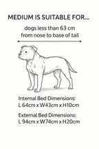 Finally, a bed that works as hard as your dog does.