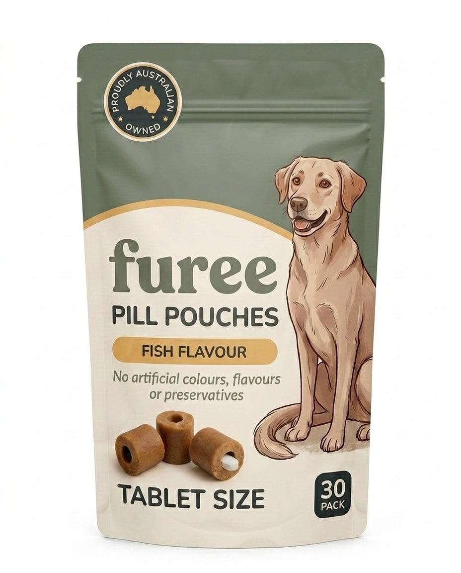 Furee Pill Pouches™ — a simpler way to give the daily tablet
