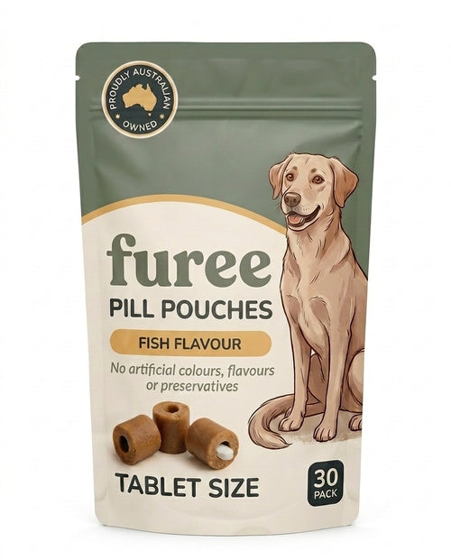 Furee Pill Pouches™ — a simpler way to give the daily tablet