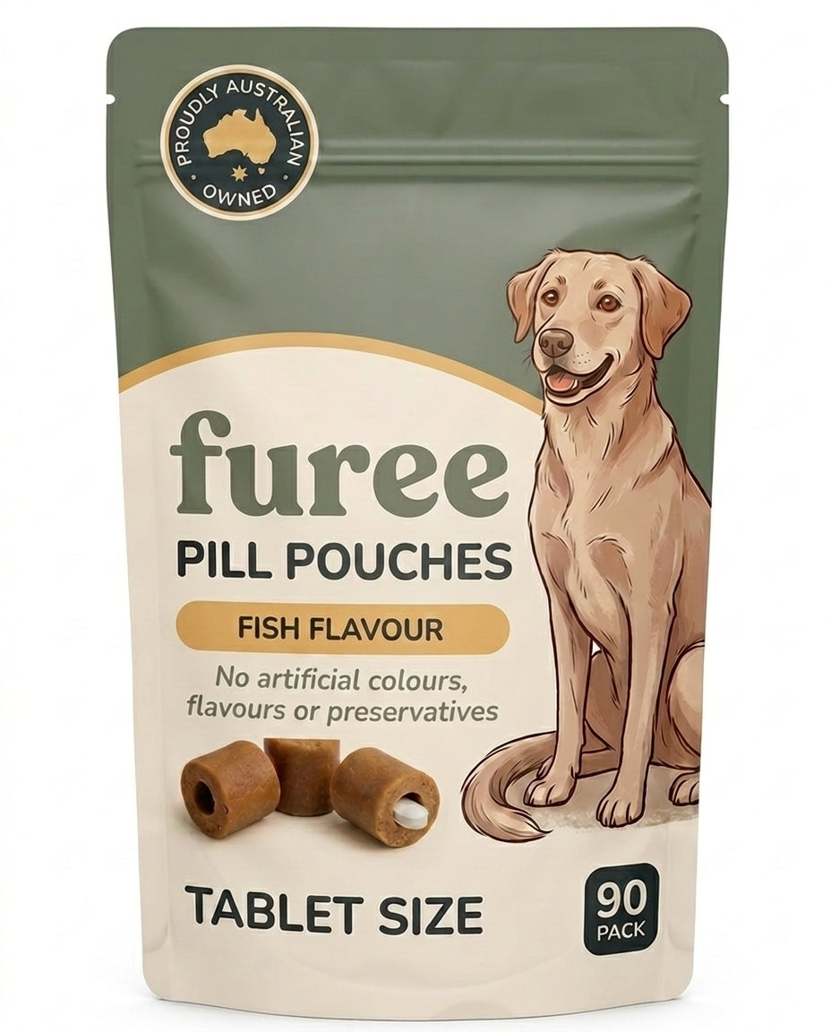 Furee Pill Pouches™ — a simpler way to give the daily tablet