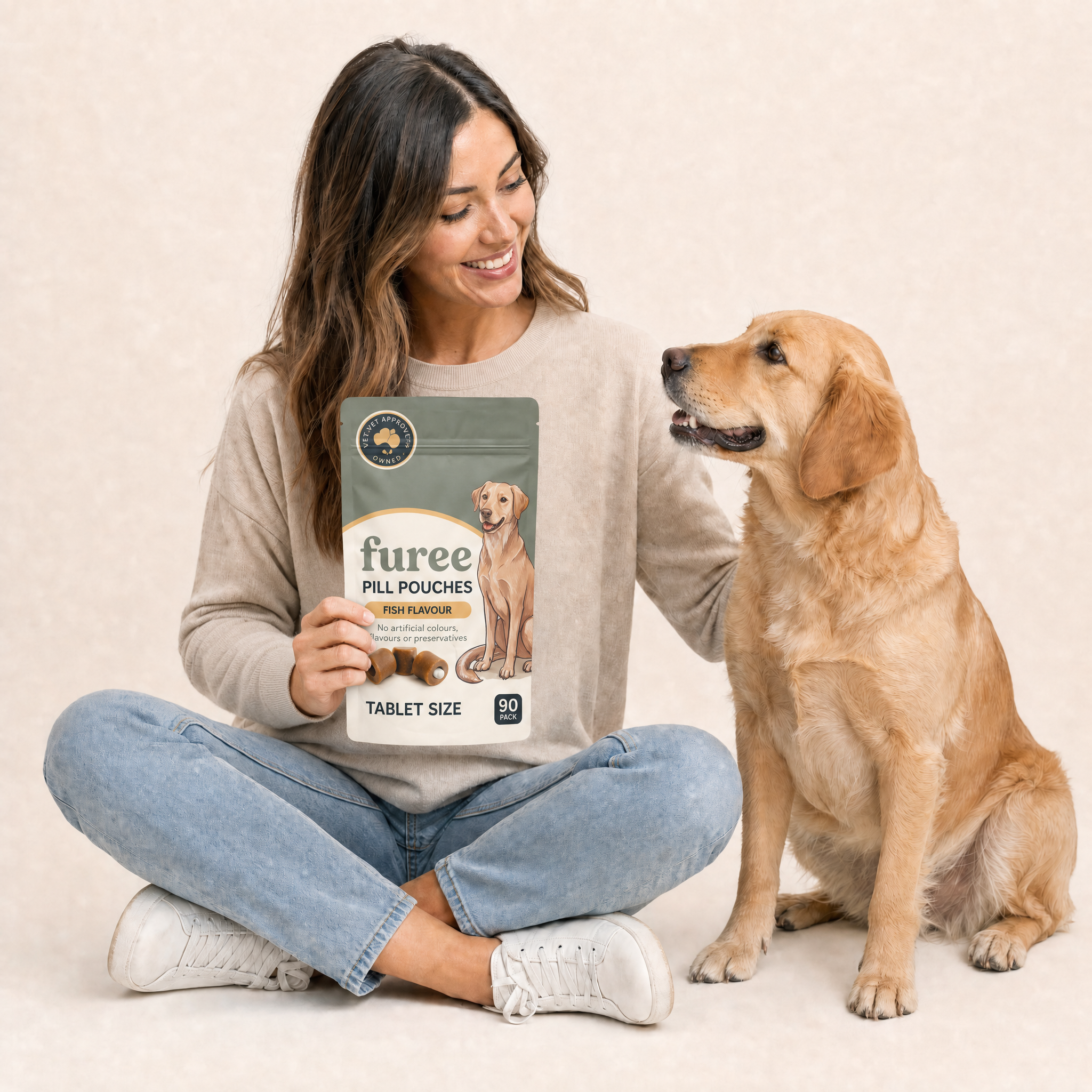 Furee Pill Pouches™ — a simpler way to give the daily tablet